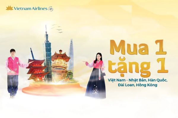 Vietnam Airlines ưu đãi lớn săn vé bay hè đi Đông Bắc Á