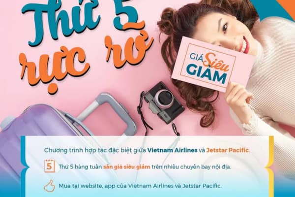 Vietnam Airlines Ưu Đãi Ngày Đôi Giảm Giá Vé Máy Bay Quốc Tế