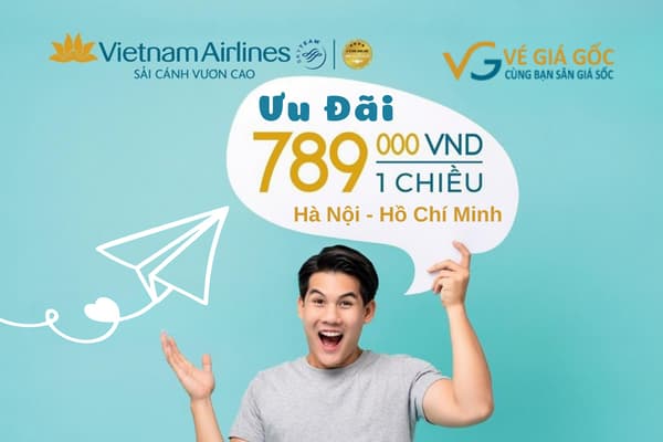 Vietnam Airlines Ưu Đãi Vé Máy Bay Hà Nội Hồ Chí Minh Chỉ 789 000 D