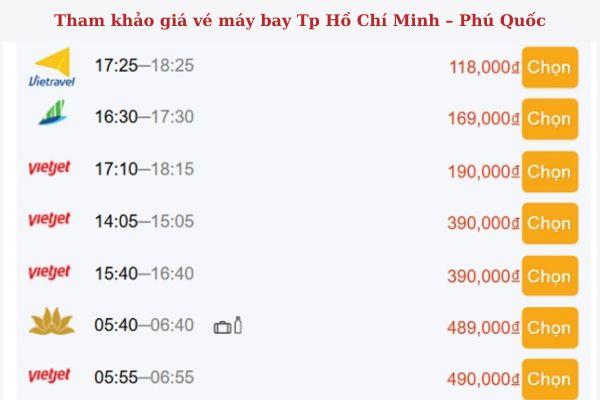 Vietravel Airlines bay TP.HCM Phú Quốc với vé máy bay chỉ 118K
