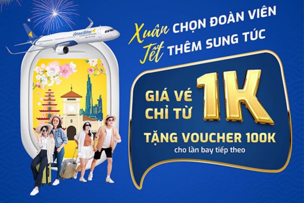 Vietravel Airlines khuyến mãi khủng vé máy bay Tết 
