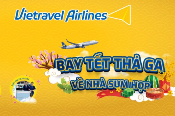 Vietravel Airlines Mở bán vé Tết 2025 sẵn sàng đưa bạn về quê sum vầy