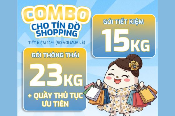 Vietravel Airlines triển khai ưu đ&atilde;i h&agrave;nh l&yacute; k&yacute; gửi chặng Bangkok