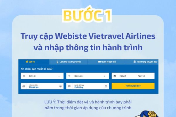 Vietravel Airlines tung khung giờ v&agrave;ng 12h &ndash; 14h săn v&eacute; si&ecirc;u ưu đ&atilde;i