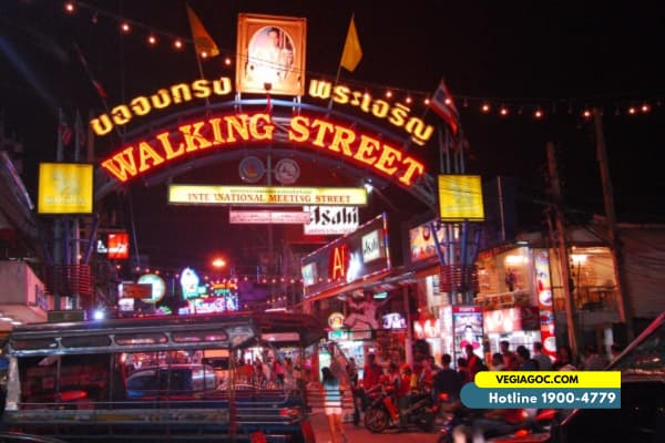 Walking Street Pattaya Phố đi bộ nổi tiếng nhất Thái Lan